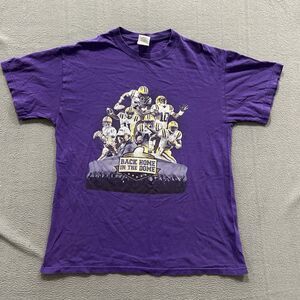 Vintage LSU Tigers Shirt Mens Medium Patrick Peterson Jarrett Lee 2008 Football